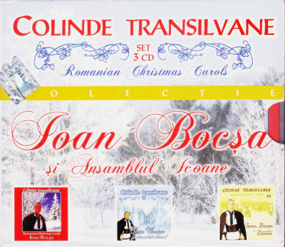 CD Colinde: Ioan Bocsa si Ansamblul Icoane - Colinde transilvane ( set 3 CDuri ) foto