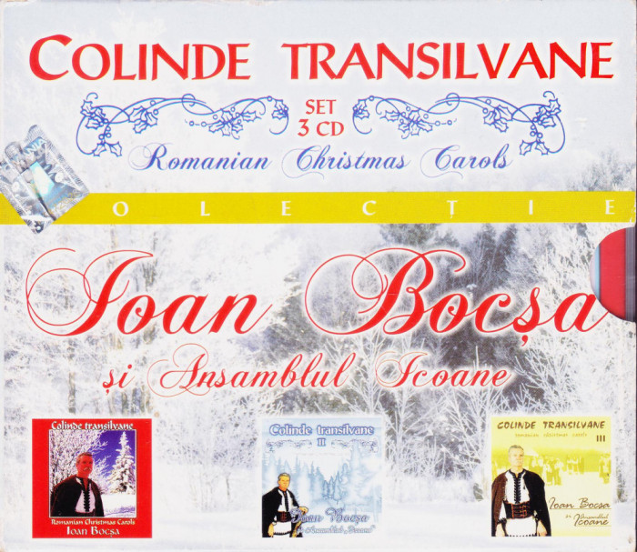 CD Colinde: Ioan Bocsa si Ansamblul Icoane - Colinde transilvane ( set 3 CDuri )