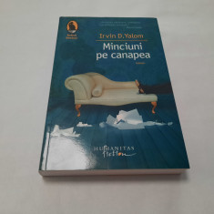 IRVIN YALOM - MINCIUNI PE CANAPEA--RF20/1