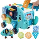 Jucarie interactiva Elefant multifunctionala cu ciocanel si sortator