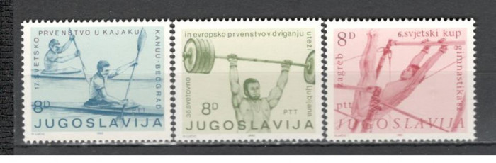 Iugoslavia.1982 Campionate mondiale de sport SI.537