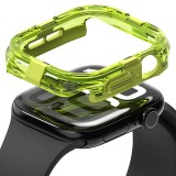 Husa pentru apple watch 10 42mm - ringke fusion bumper - neon green