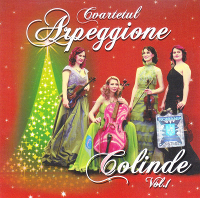 CD Colinde: Cvartetul Arpeggione &amp;ndash; Colinde Vol. 1 ( original, stare f. buna ) foto