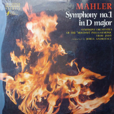 Vinyl/vinil - Mahler - Symphony No. 1 In D Major / Simfonia Nr. 1 În Re Major