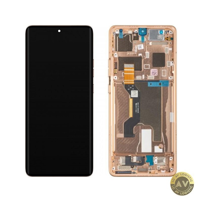 Display cu Touchscreen Motorola Edge 50 Ultra cu Rama Portocaliu (Peach Fuzz) Service Pack 5D68C24470