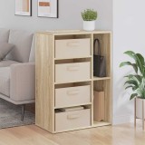 vidaXL Bufet cu sertar Stejar Sonoma 60 x 33,5 x 84 cm 8000470