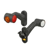 Lampa gabarit Universal, 12/24V, 175x100mm,alb-rosu-galben,omologare ECE, cu LED,, Dreapta