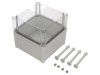 Carcasa universala FIBOX IK08 IP67 Policarbonat Gri 188x188x180mm