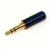 Mufa audio Jack HIGH QUALITY 3.5 mm stereo tata contacte aurite, Generic