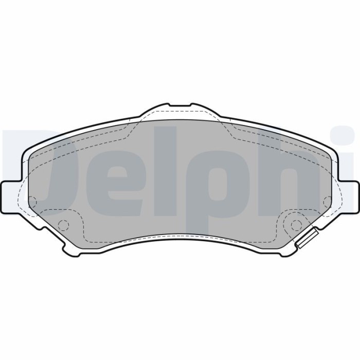 DELPHI LP2143 set placute frana,frana disc