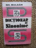 GH. BULGAR - DICTIONAR DE SINONIME