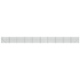 Cumpara ieftin Gard plasa de sarma cu bordura, verde, 2x25 m