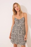 Women&#039;secret rochie culoarea negru, mini, evazati, 4479833