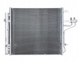 Condensator climatizare AC Hyundai I10; Kia Picanto, motor: 1.0, 1.2, Condensator cu uscator integrat, 445x398x12, OEM/OES, miez si rezervor din
