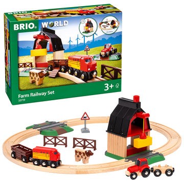 Set trenulet ferma BRIO, 3+ ani foto