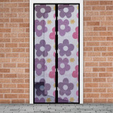Perdele de plasă de ț&acirc;nțari pentru ușă- Colorat floral
