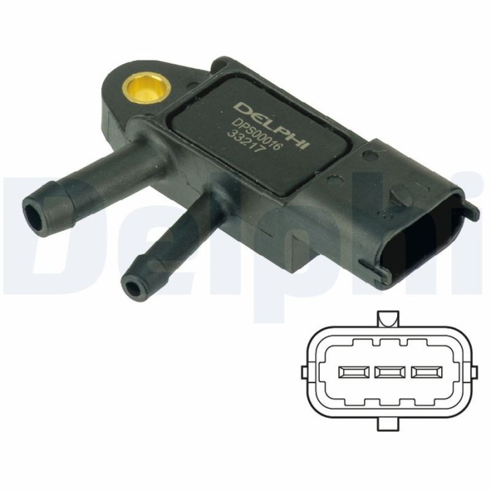 DELPHI DPS00016 Senzor, presiune gaze evacuare