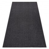 Covor TIMO 6272 sisal exterior negru, 70x300 cm