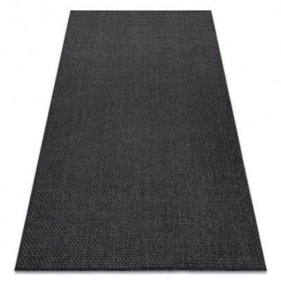 Covor TIMO 6272 sisal exterior negru, 200x290 cm foto