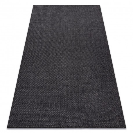 Covor TIMO 6272 sisal exterior negru, 200x290 cm