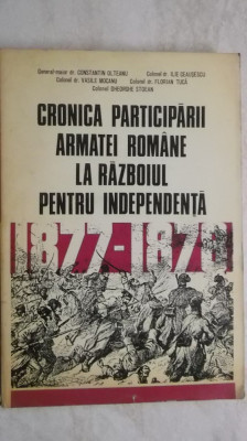 Cronica participarii armatei romane la razboiul pentru independenta, 1877-1878 foto