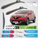 Ștergătoare Renault Kadjar (2015&ndash;2018) TeamCar&reg; &ndash; Set Complet