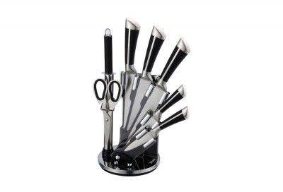 Set cutite 8 piese Zilan ZLN1634, Suport inclus, Otel inoxidabil 3CR13, Compatibil masina de spalat vase foto