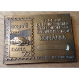 Medalii 2 DACIA 1977 expofil Pitești 25 de ani de UAP