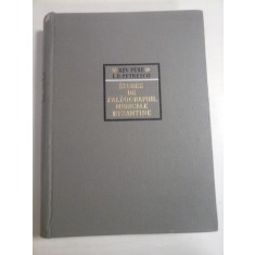 ETUDES DE PALEOGRAPHIE MUSICALE BYZANTINE - Rev. Pere I. D. PETRESCO - Bucarest, 1967