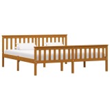 Cumpara ieftin Cadru de pat, maro miere, 180 x 200 cm, lemn masiv de pin
