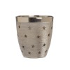 Suport de lumanare Stars din aluminiu 11,5cm, Inart