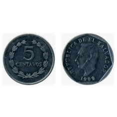 El Salvador 1999 - 5 centavos UNC