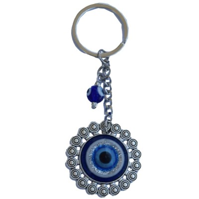 Amuleta Feng Shui tip breloc pentru protectie si noroc, model Ochiul lui Fatima foto