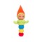 Spiridus cu lumina si sunet, Multicolor, 32 cm, ATU-087021