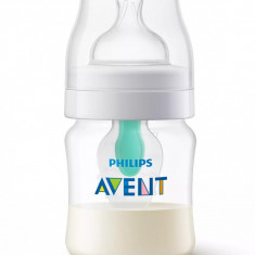 Biberon Philips Avent Cu Dispozitiv Anticolici AirFree Si Tetina Debit Lent SCF810/14 61507411