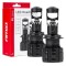 Set Becuri LED compatibile H7 cu Lupa 30W