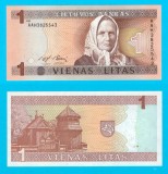 Lituania (p#53) 1 Litas 1994 UNC &#039;Žymantienė&#039; serie: AAH3825543