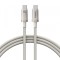 Cablu Date si Incarcare USB-C - USB-C Baseus Titanium, 100W, 1m, Argintiu P10378100G21-00
