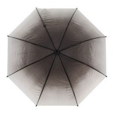 Umbrelă de ploaie semitransparentă, gri, cu deschidere automată, 82 cm, CMCLASS