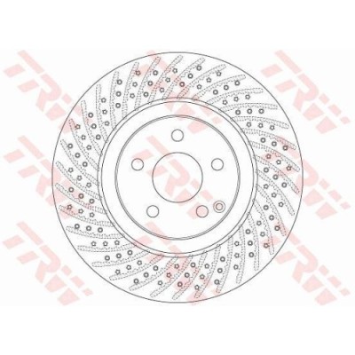 Set disc frana Mercedes Clasa E (W211) 03.02-03.09, Clasa E T-Model (S211) 02.03-07.09, Sl (R230) 10.01-01.12, Fata, 330X32mm, ventilat, TRW foto