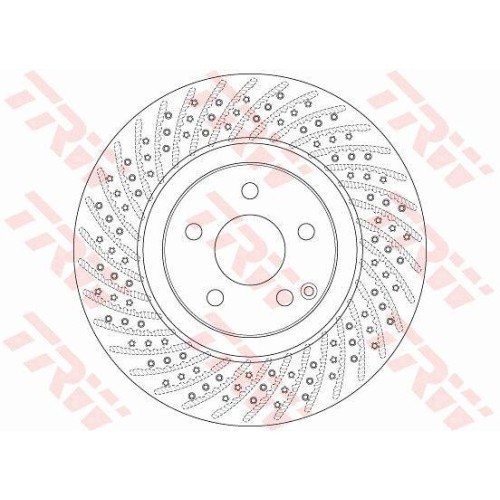 Set disc frana Mercedes Clasa E (W211) 03.02-03.09, Clasa E T-Model (S211) 02.03-07.09, Sl (R230) 10.01-01.12, Fata, 330X32mm, ventilat, TRW