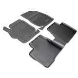 Set de 4 covorase cauciuc 3D stil tavita premium pentru Citroen C-Elys&eacute;e, Peugeot 301 din 2012, Recambo