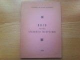 ✅ GHID PENTRU STUDENȚII &Icirc;NCEPĂTORI ASE ACADEMIA DE STUDII ECONOMICE 1980 ELABORATĂ ȘI EDITATĂ DE LABORATORUL METODICO-DIDACTIC AL ASE BUCUREȘTI