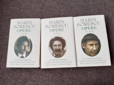 Marin Sorescu. Opere (Vol. I-III) Poezii editie de lux foto