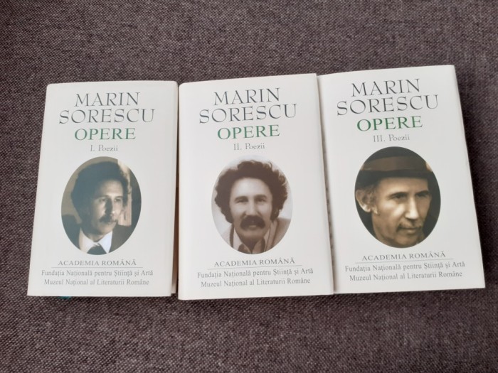 Marin Sorescu. Opere (Vol. I-III) Poezii editie de lux