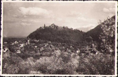 HST P247 Poză cetatea și localitatea Cisnădioara foto