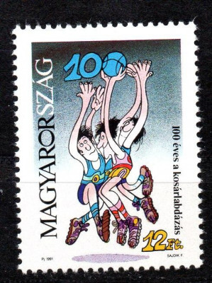 UNGARIA 1991, Sport, serie neuzată, MNH foto
