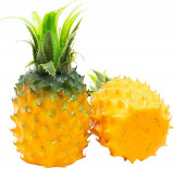 Cumpara ieftin 2 Bucati de Ananas Artificial, Fructe pentru Decor, Dimensiune 23 cm