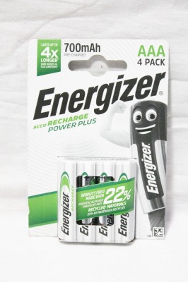Set 4 acumulatori baterii reincarcabile R3 AAA Energizer 700mAh 1,2V NiMH - noi sigilati foto