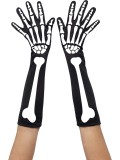Cumpara ieftin Manusi Halloween schelet femei